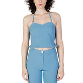 Rinascimento Turquoise Polyester Top -   -  Rinascimento.