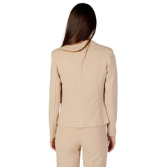 Rinascimento Beige Polyester Blazer -   -  Rinascimento.