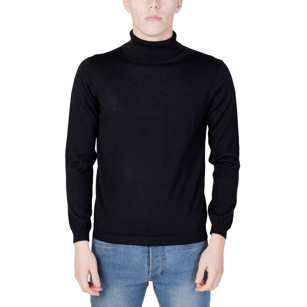 Alviero Martini Prima Classe Black Viscose Turtleneck -   -  Alviero Martini Prima Classe.