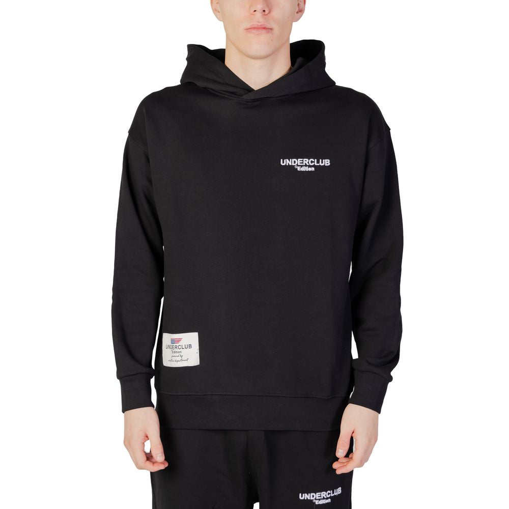 Underclub Black Cotton Hoody -   -  Underclub.