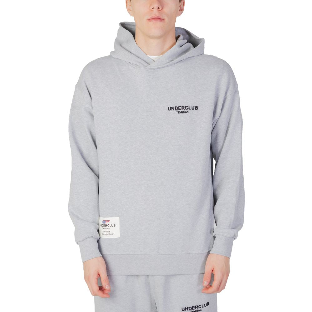 Underclub Gray Cotton Hoody -   -  Underclub.