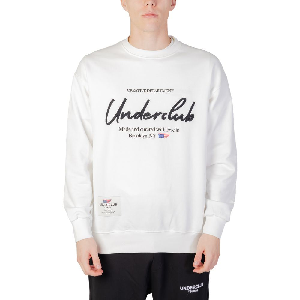 Underclub White Cotton Sweatshirt -   -  Underclub.
