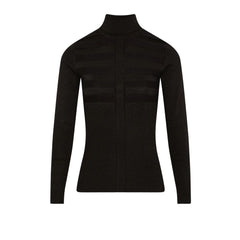 Morgan De Toi Black Viscose Turtleneck -   -  Morgan De Toi.