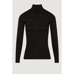 Morgan De Toi Black Viscose Turtleneck -   -  Morgan De Toi.