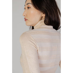 Morgan De Toi Pink Viscose Turtleneck -   -  Morgan De Toi.