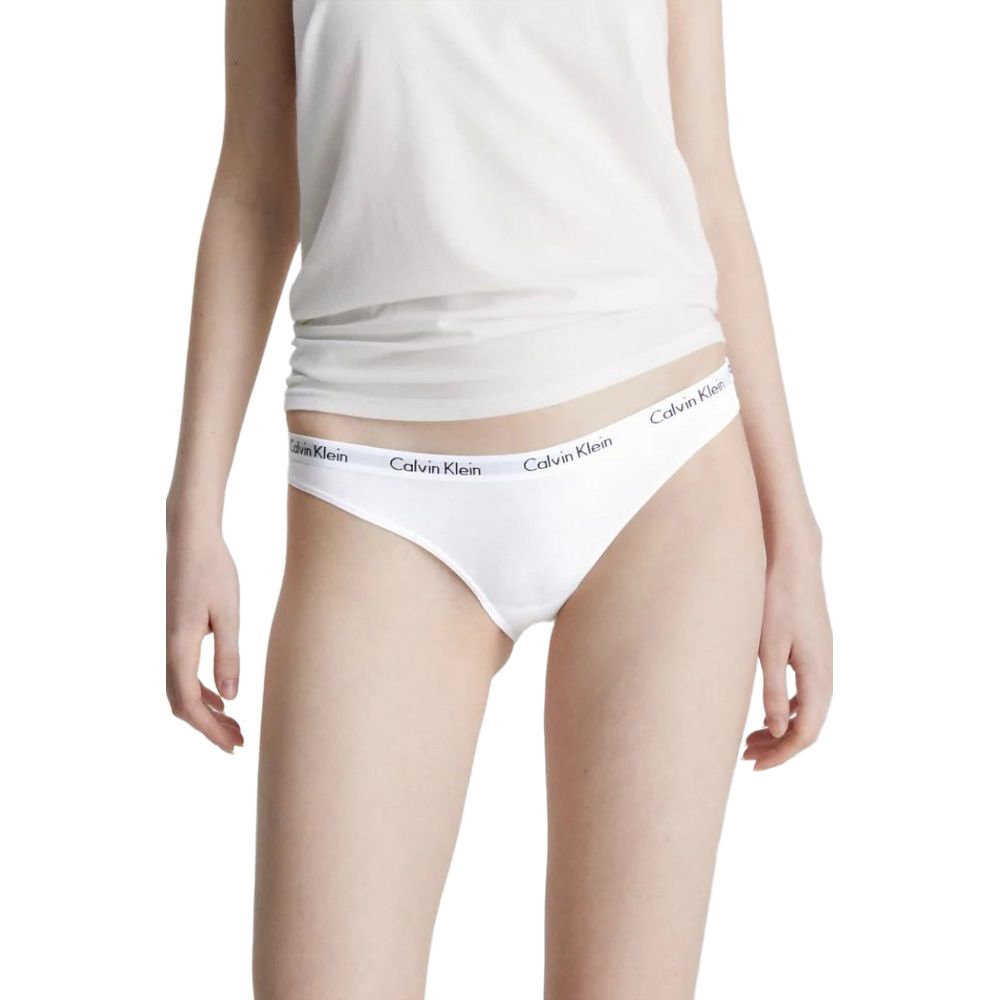 Calvin Klein Underwear White Cotton Panty -   -  Calvin Klein Underwear.