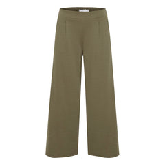 ICHI Green Recycled Polyester Pant -   -  ICHI.