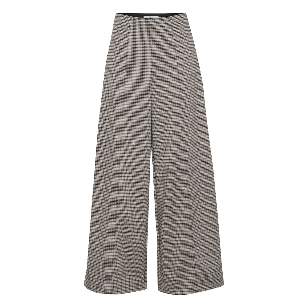ICHI Beige Polyester Pant -   -  ICHI.