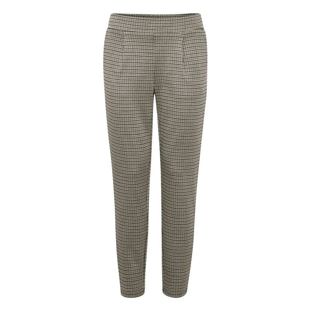 ICHI Beige Polyester Pant -   -  ICHI.
