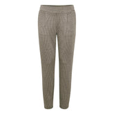 ICHI Beige Polyester Pant -   -  ICHI.