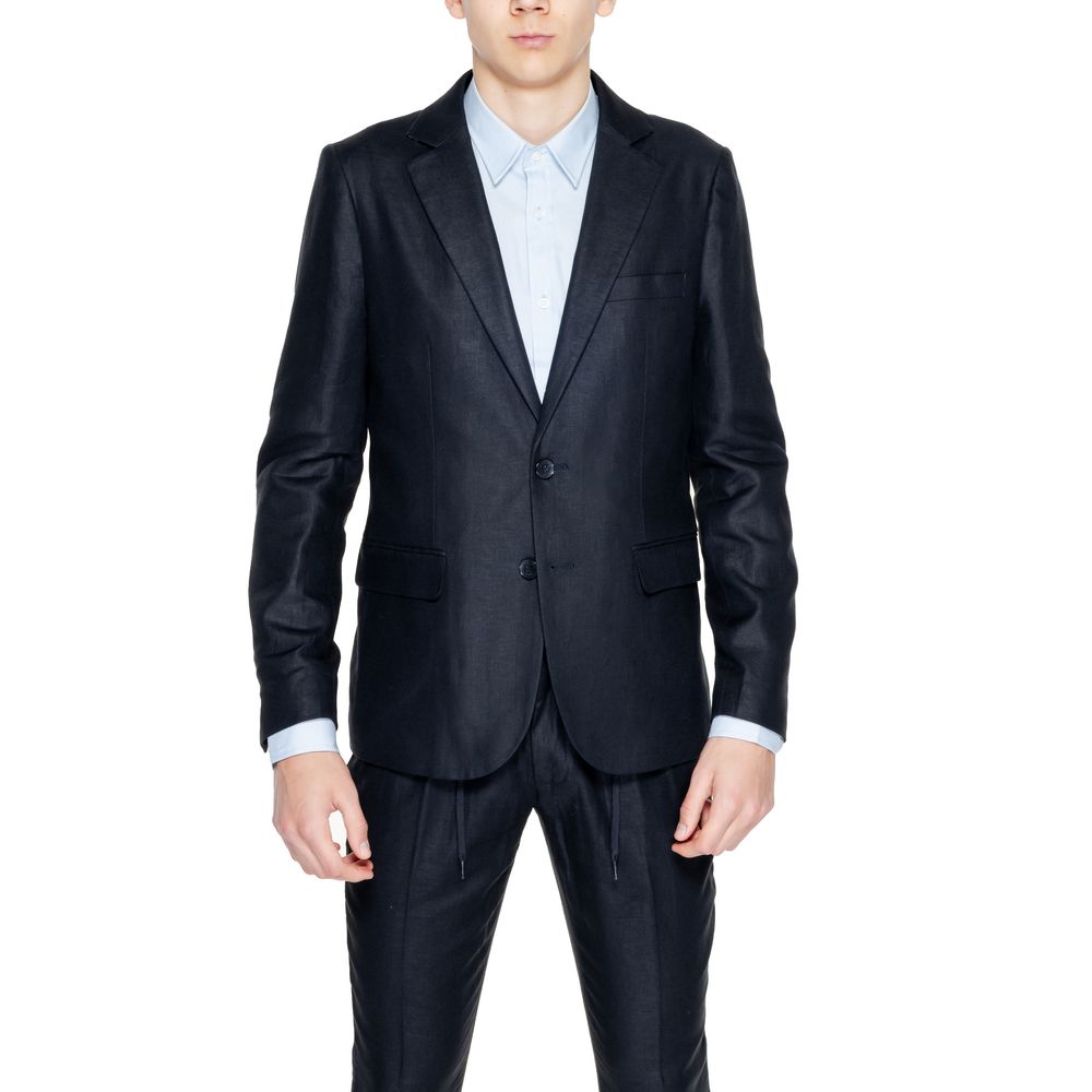 Antony Morato Black Linen Blazer -   -  Antony Morato.