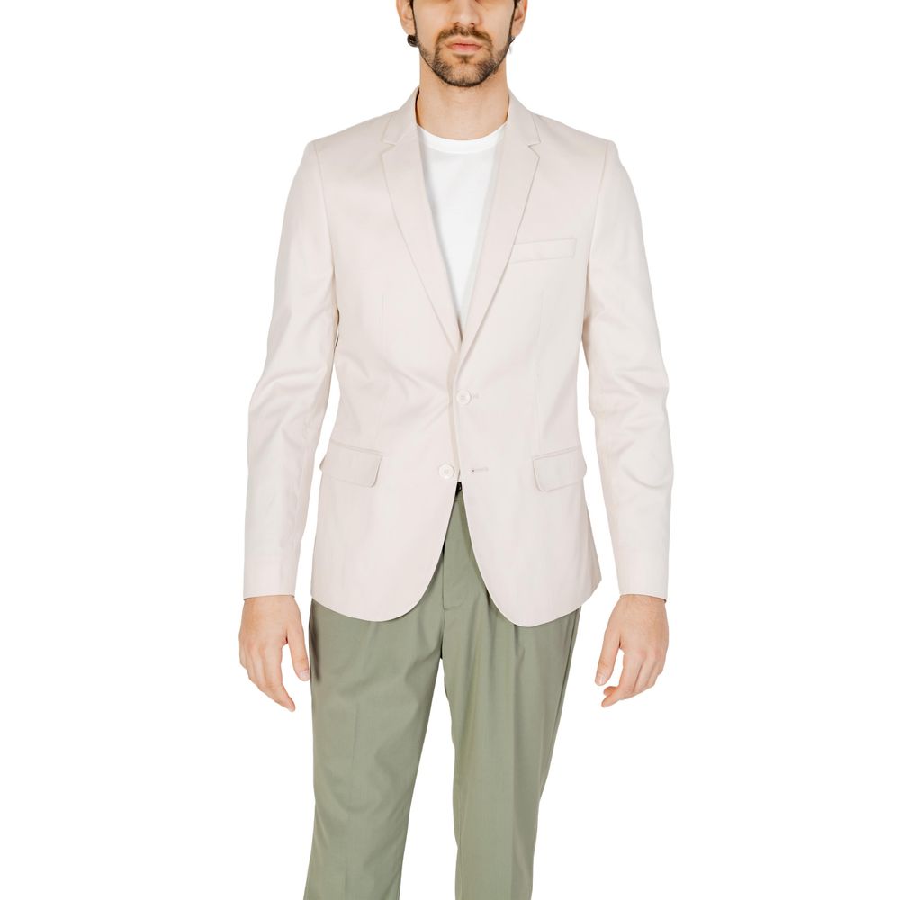 Antony Morato Cream Cotton Blazer -   -  Antony Morato.