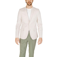 Antony Morato Cream Cotton Blazer -   -  Antony Morato.