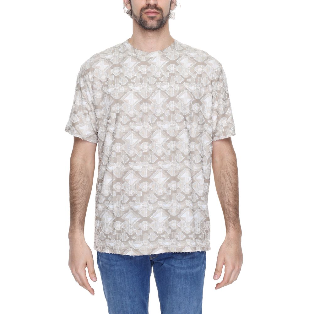 Antony Morato Beige Polyester T-Shirt - - Antony Morato.