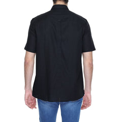 Antony Morato Black Linen Shortsleeve -   -  Antony Morato.