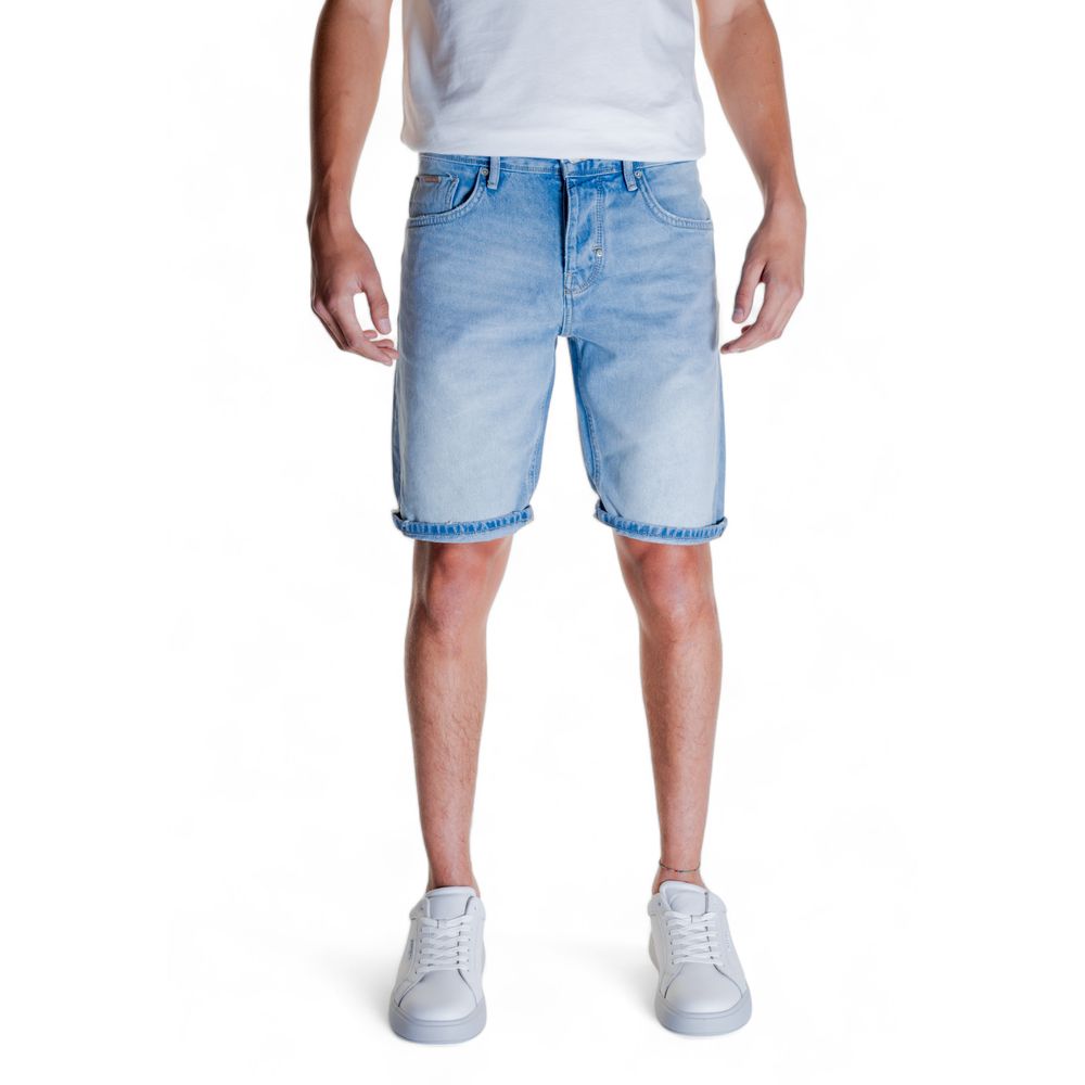 Antony Morato Light Blue Cotton Bermuda -   -  Antony Morato.