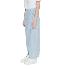 Vero Moda Light Blue Linen Skirt -   -  Vero Moda.