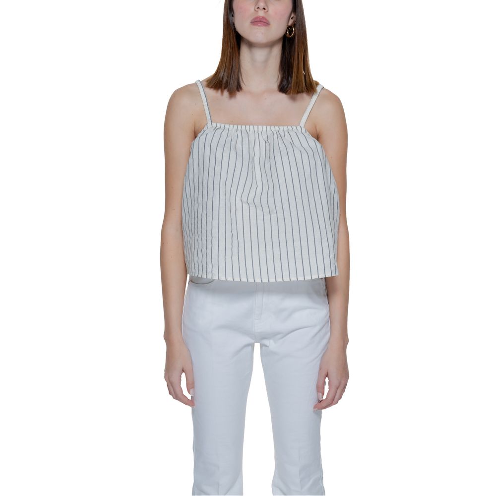 Vero Moda Beige Organic Cotton Tank Top -   -  Vero Moda.