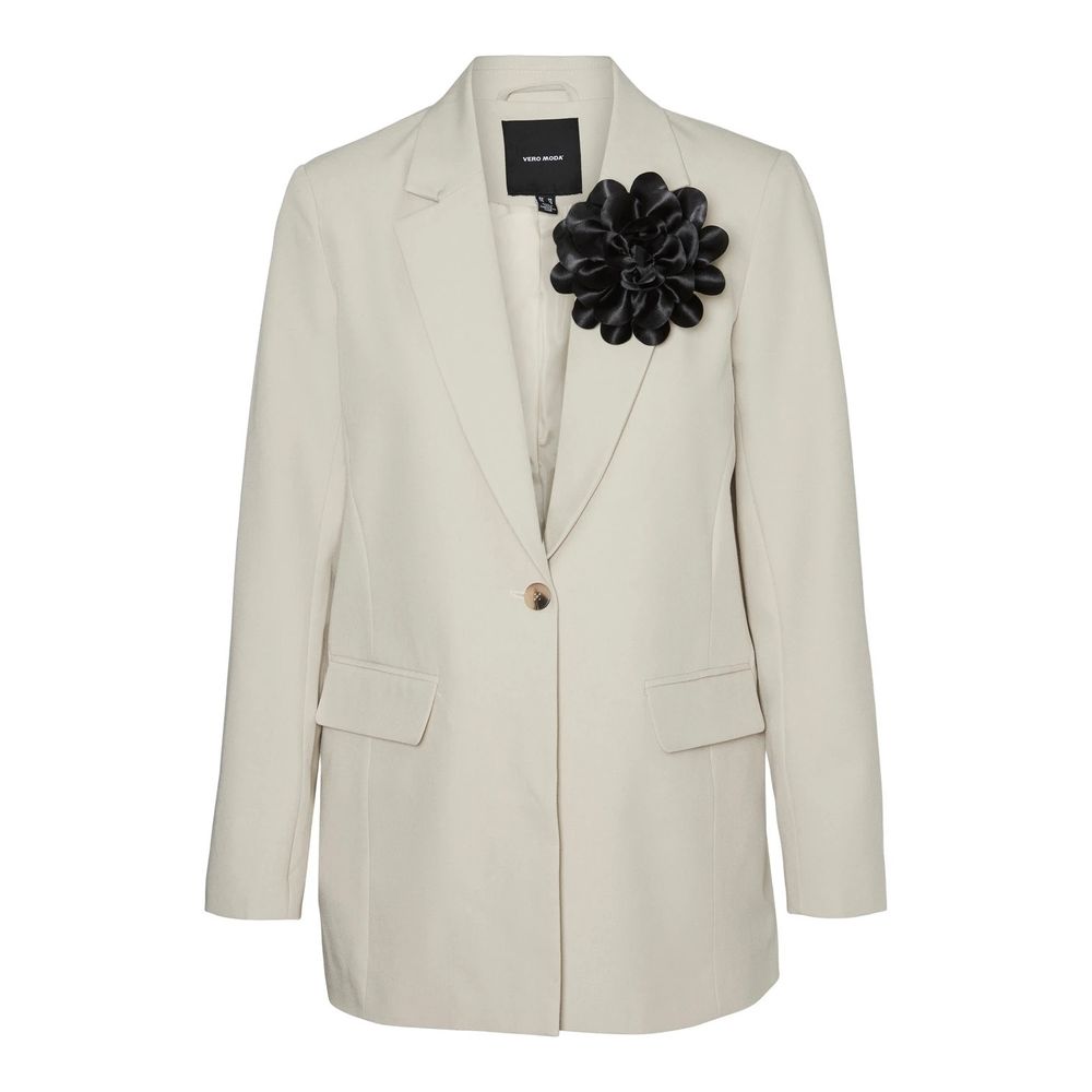 Vero Moda Beige Polyester Blazer -   -  Vero Moda.