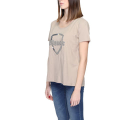 Blauer Beige Cotton T-Shirt -   -  Blauer.