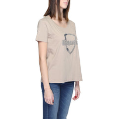 Blauer Beige Cotton T-Shirt -   -  Blauer.