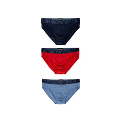 Emporio Armani Underwear Blue Cotton Underwear -   -  Emporio Armani Underwear.