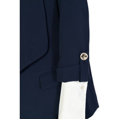 Rinascimento Blue Polyester Blazer -   -  Rinascimento.
