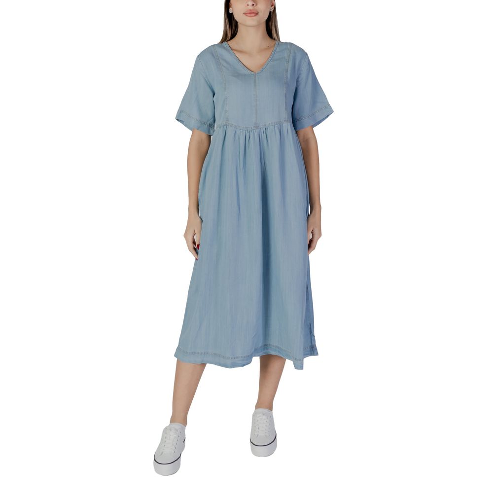 B.Young Light Blue Cotton Long -   -  B.Young.