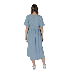 B.Young Light Blue Cotton Long -   -  B.Young.