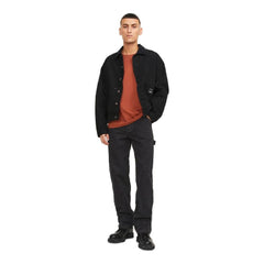 Jack Jones Black Cotton Relaxed Fit Jean -   -  Jack Jones.