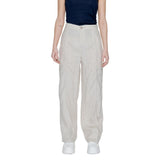 Street One Beige Linen Pant -   -  Street One.