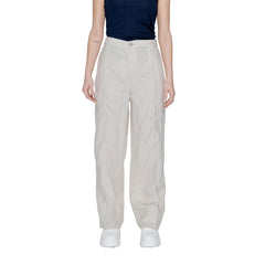 Street One Beige Linen Pant -   -  Street One.