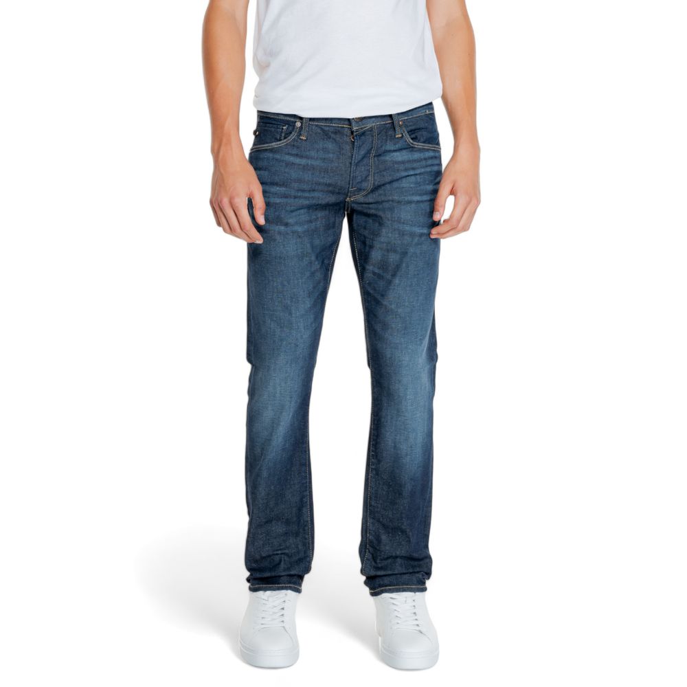 Jack Jones Blue Cotton Relaxed Fit Jean -   -  Jack Jones.