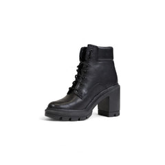 Timberland Black Recycled Leather High Heel -   -  Timberland.