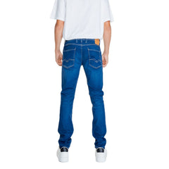 Replay Blue Cotton Relaxed Fit Jean -   -  Replay.