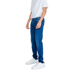Replay Blue Cotton Relaxed Fit Jean -   -  Replay.