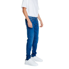 Replay Blue Cotton Relaxed Fit Jean -   -  Replay.