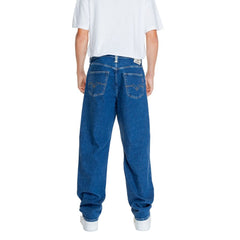 Replay Blue Cotton Relaxed Fit Jean -   -  Replay.