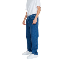 Replay Blue Cotton Relaxed Fit Jean -   -  Replay.