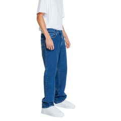 Replay Blue Cotton Relaxed Fit Jean -   -  Replay.