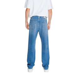 Replay Blue Cotton Relaxed Fit Jean -   -  Replay.