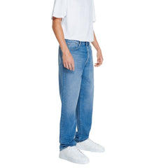 Replay Blue Cotton Relaxed Fit Jean -   -  Replay.