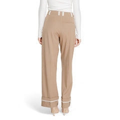 Only Brown Recycled Polyester Pant -   -  Only.