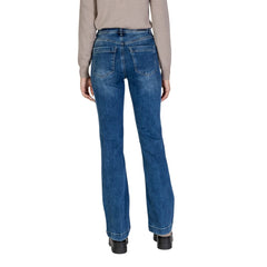 Street One Blue Cotton Mom Jean -   -  Street One.