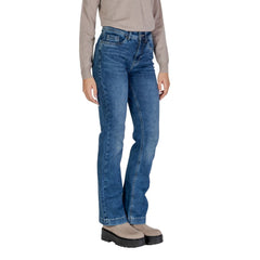 Street One Blue Cotton Mom Jean -   -  Street One.