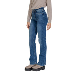 Street One Blue Cotton Mom Jean -   -  Street One.