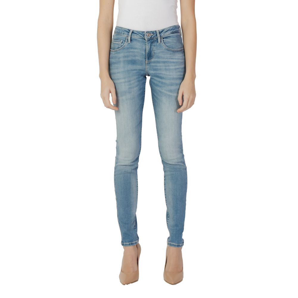 Guess Blue Cotton Skinny Jean -   -  Guess.