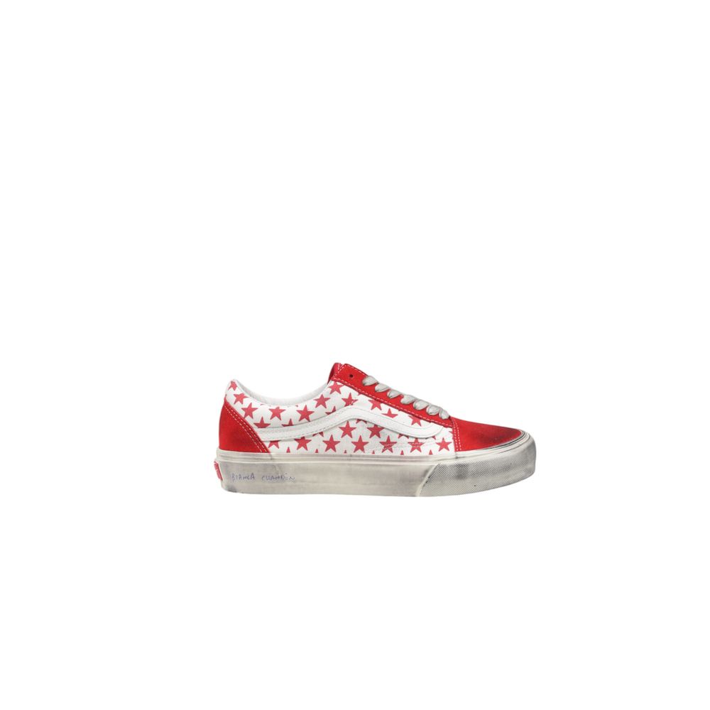 Vans Red Suede Leather Sneaker -   -  Vans.