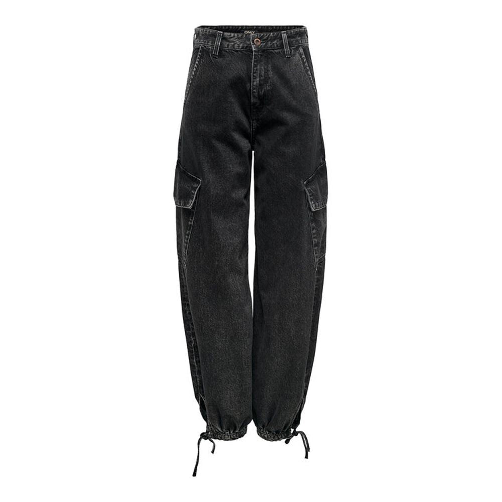 Only Black Cotton Boyfriend Jean -   -  Only.
