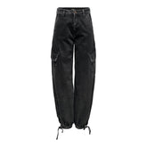 Only Black Cotton Boyfriend Jean -   -  Only.